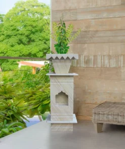 Katni Stone Tulsi Pot for Home