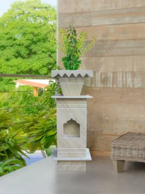 Katni Stone Tulsi Pot for Home