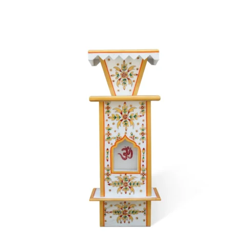 Terracotta Stone Hand-Painted Tulsi Pot - Image 2