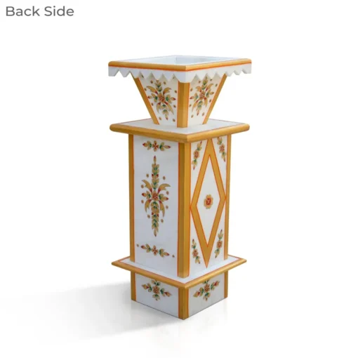 Terracotta Stone Hand-Painted Tulsi Pot - Image 4