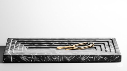 Premium ChiselxStone Artisan Marble Tray - Image 5