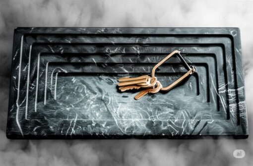 Premium ChiselxStone Artisan Marble Tray - Image 3