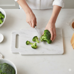 White Marble Chopping Board 12"x18"