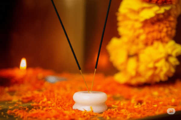 Handmade White Marble Agarbatti Stand - Image 2
