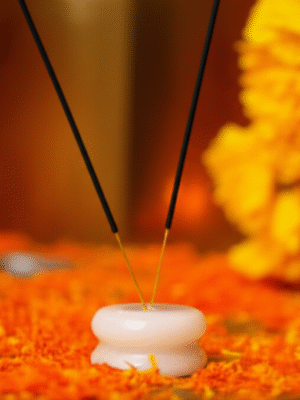 Handmade White Marble Agarbatti Stand