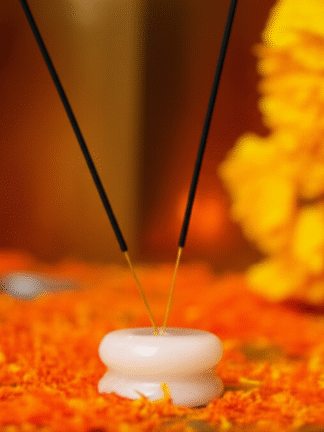 Handmade White Marble Agarbatti Stand