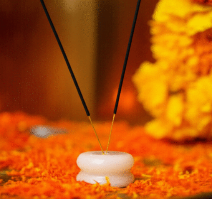 White Marble Agarbatti Stand