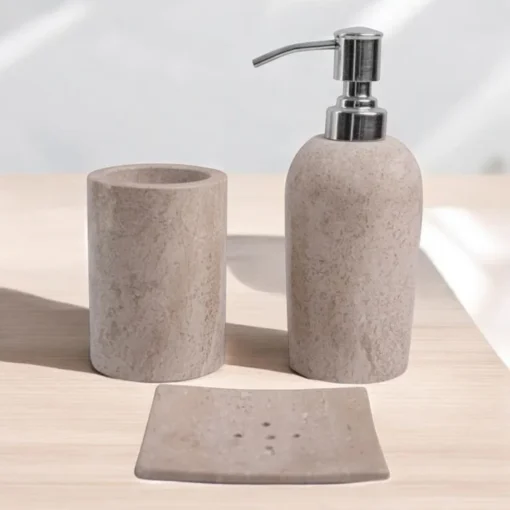 Premium Dyna Marble Bathroom Set of 3 - Image 4