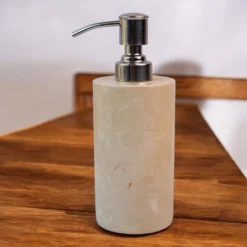 Luxury Botticino Stone Soap Dispenser