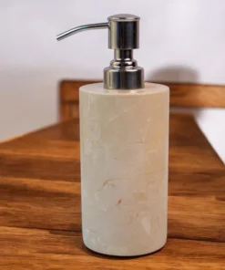 Luxury Botticino Stone Marble Soap Dispenser