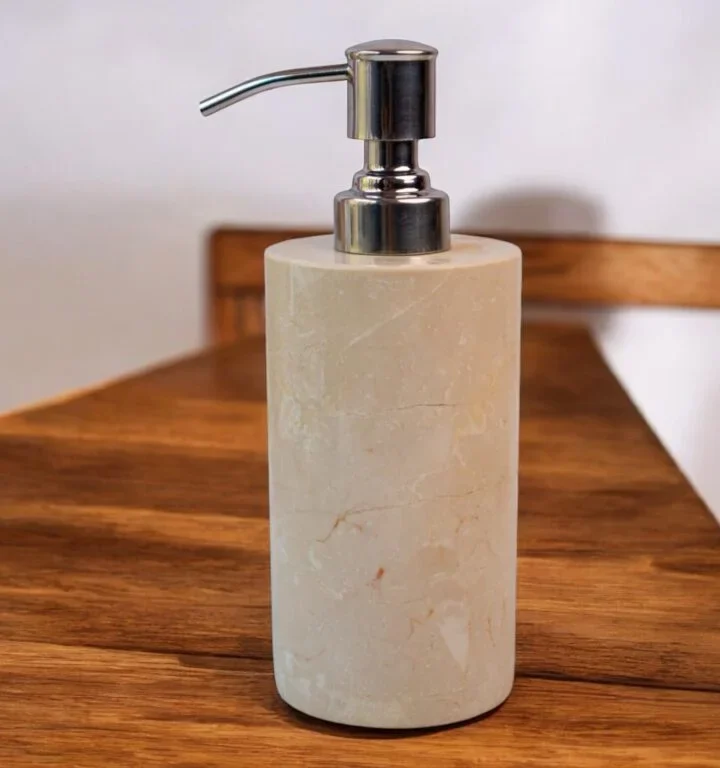 Luxury Botticino Stone Soap Dispenser