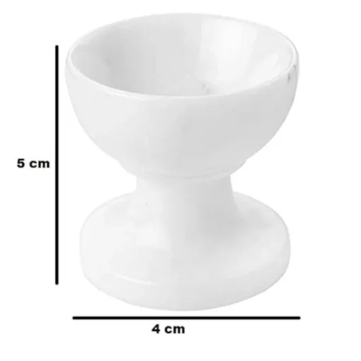 Handmade White Marble Diya - Image 3