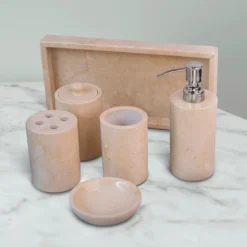 Luxury Botticino Marble Bathroom Set