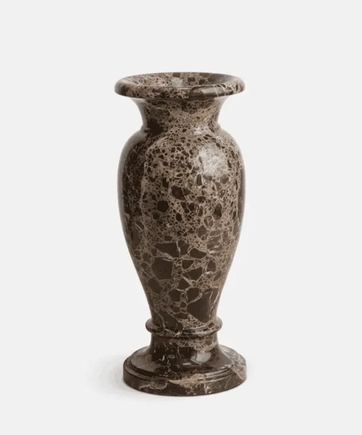 Emperador Dark Marble Vase