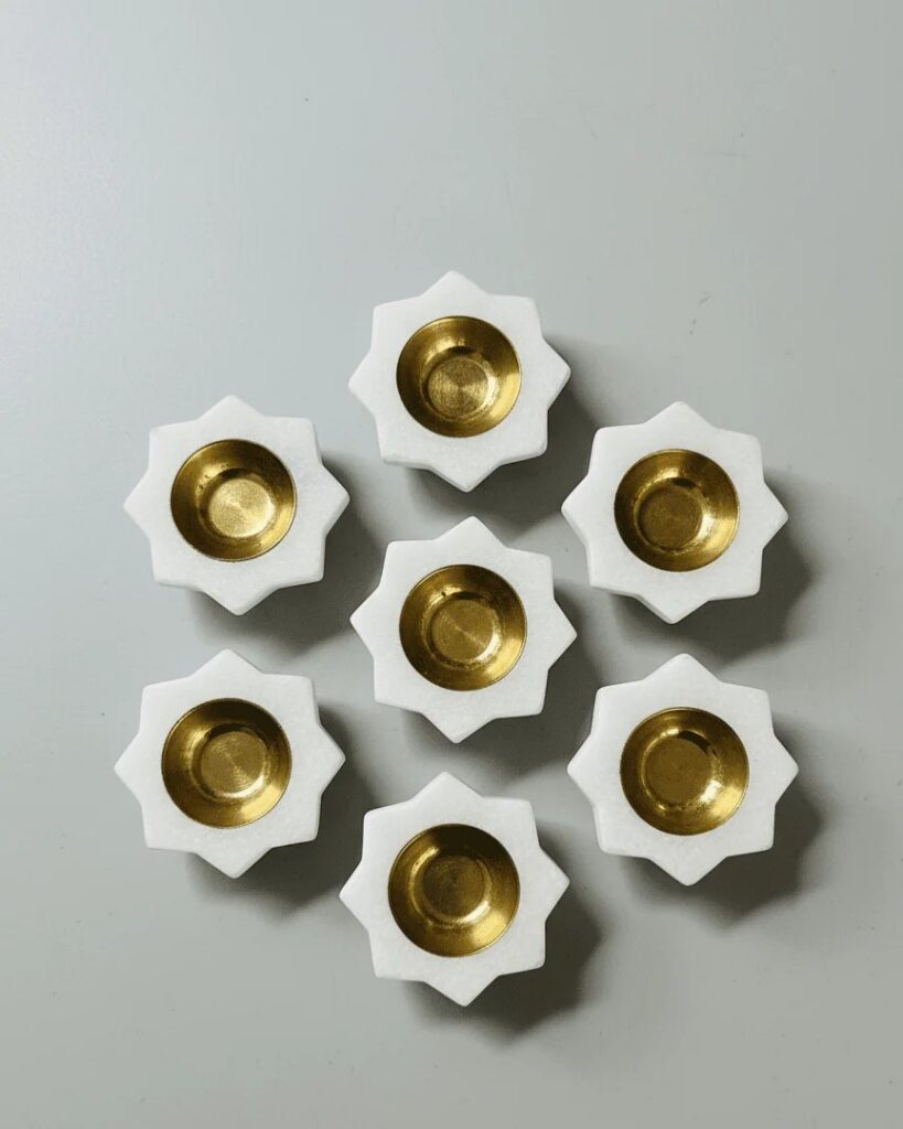 Rajasthani Heritage Marble Diya