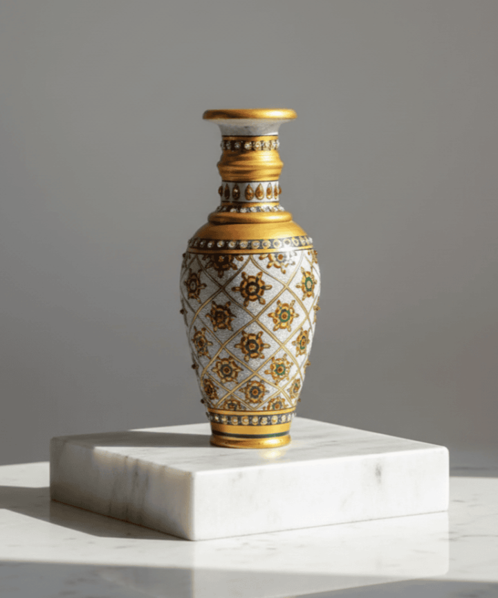 Handpainted Flower Vase