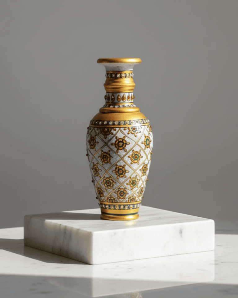 Handpainted Flower Vase