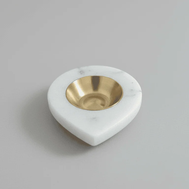 The Royal Drop Marble Diya